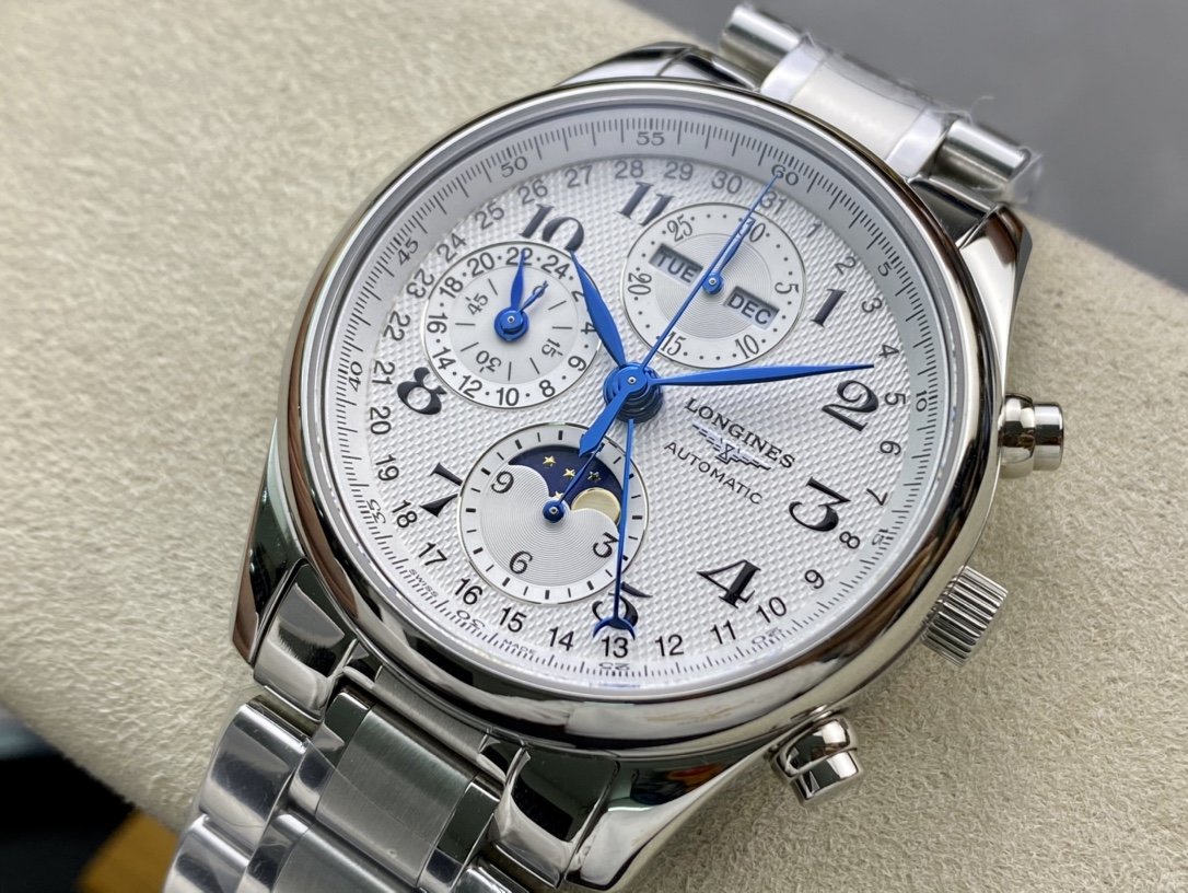 GL廠高仿浪琴名匠八針月相系列複刻手錶