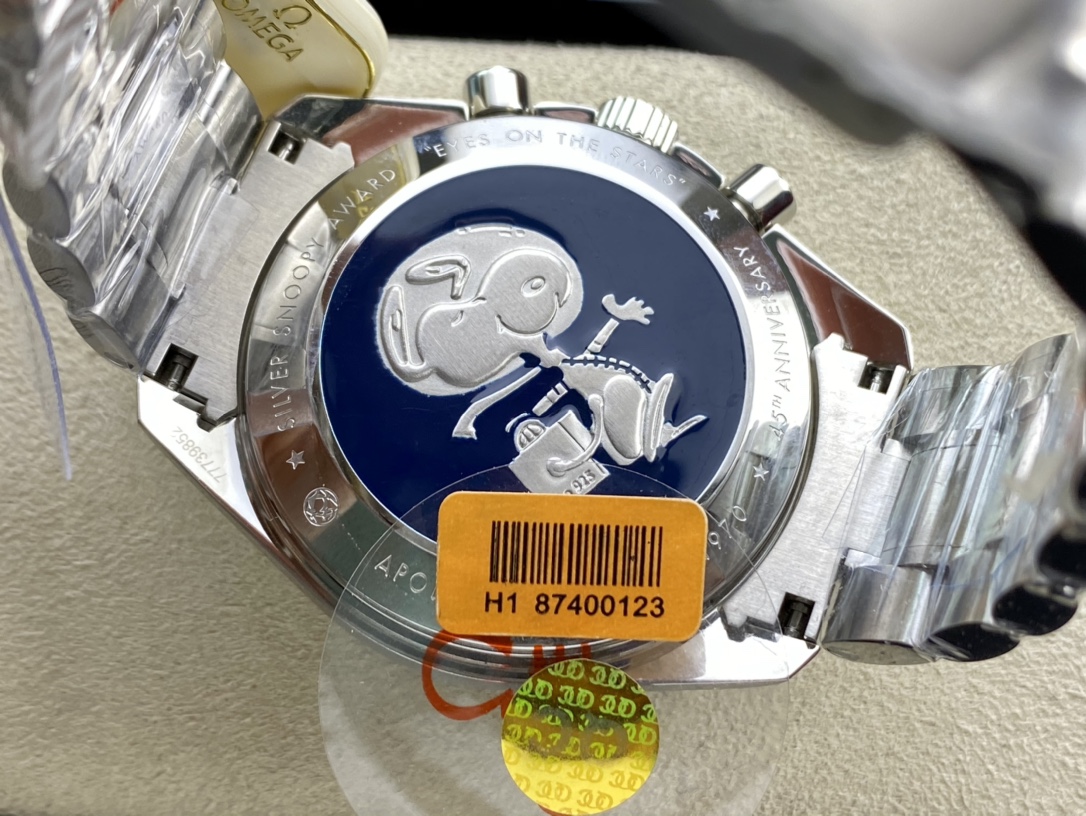 OM廠高仿omega歐米茄史努比登月超霸複刻手錶