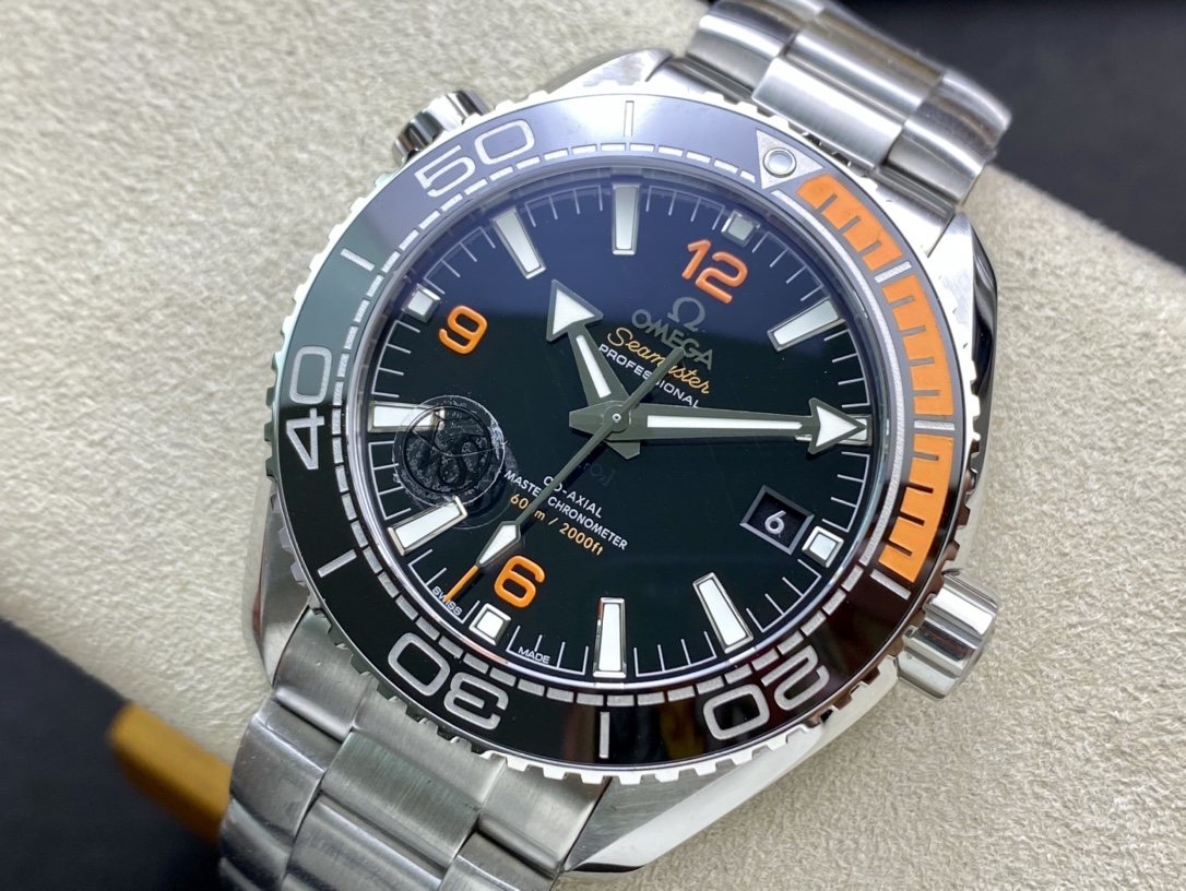 VS廠手錶精仿歐米茄海洋宇宙600米四分之一橙複刻手錶