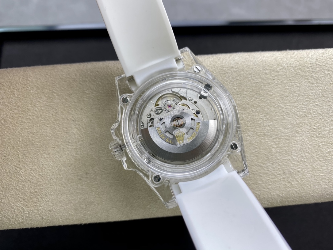 幻影实验室高仿劳力士聯名力作水晶系列透明水鬼2836机芯N厂手表