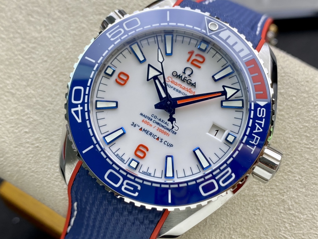 VS廠手錶高仿歐米匣43.5MM全新海馬美洲杯海馬系列複刻仿表