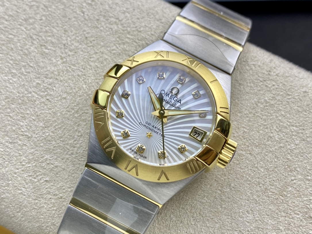 SSS廠手錶3S出品OMEGA高仿歐米茄女表星座系列8520機芯複刻手錶
