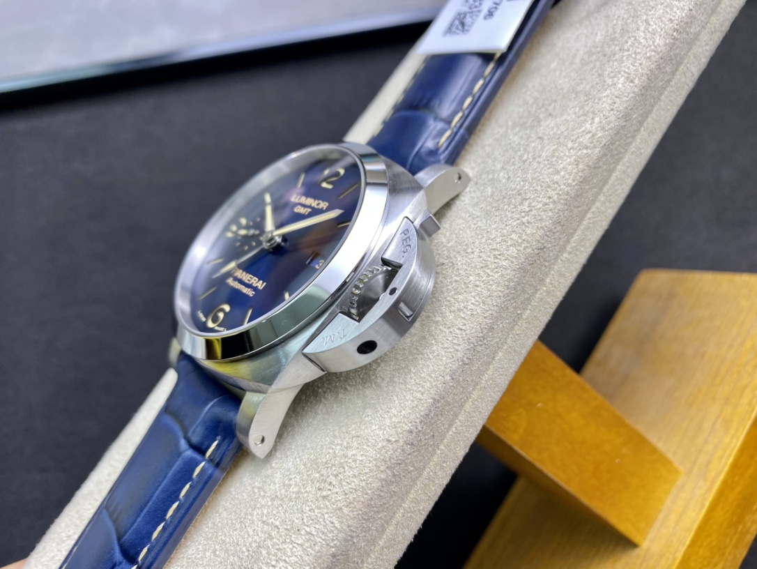 VS廠手錶高仿沛納海OFFICINE PANERAI LUMINOR 兩地GMT 44毫米 PAM1033 騷藍複刻手錶