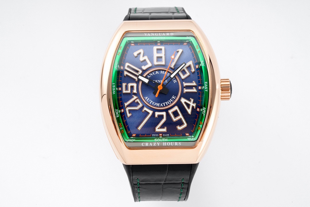 ABF Factory高仿法蘭克穆勒獨家定制版Vanguard腕表V45 CRAZY HOUR瘋狂時間系列ABF廠手錶