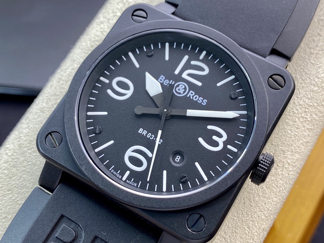 仿表柏萊仕 Bell&Roas全新BR 03高科技陶瓷腕表BR廠手錶,N廠手錶