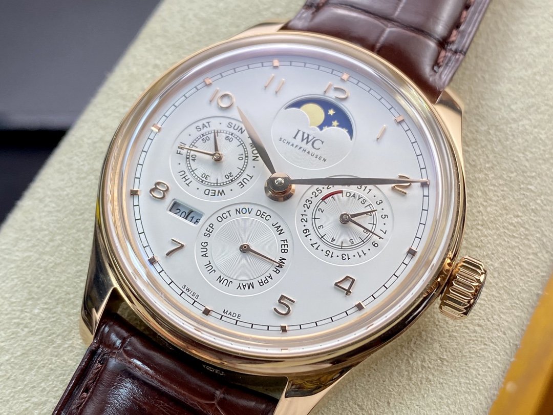 V9廠手錶仿表萬國葡萄牙系列真萬年曆,N廠手錶