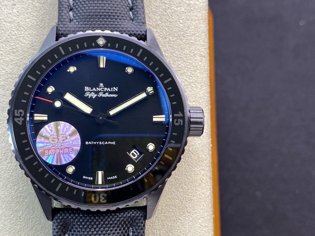 GF廠手錶高仿表寶珀黑面五十尋43.6mm複刻手錶,N廠手錶