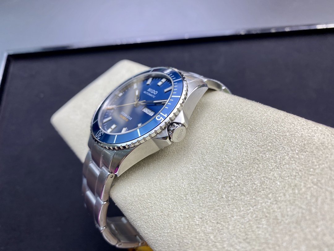 原單MIDO美度領航者海軍藍M026.430.22.051.00男士機械手表,N廠手錶
