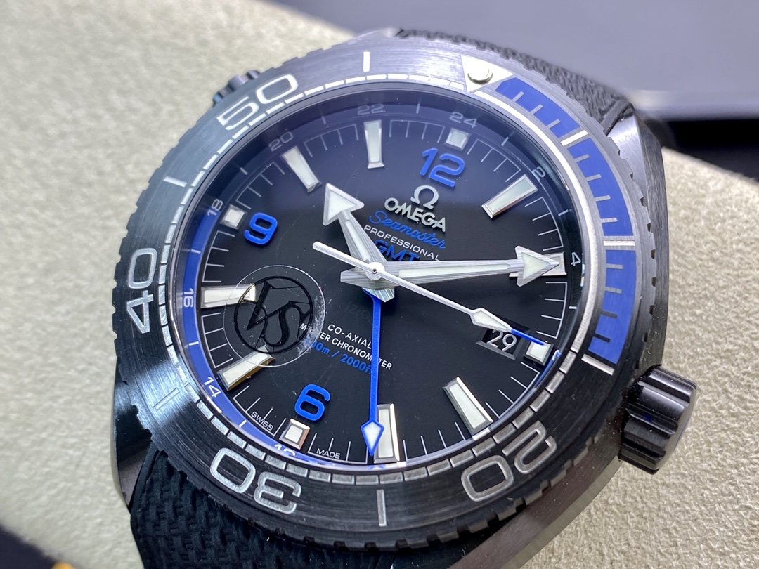 VS FACTORY WATCH仿表歐米茄OMEGA深海之黑酋長系列全黑陶瓷海洋宇宙600米複刻手錶,N廠手錶