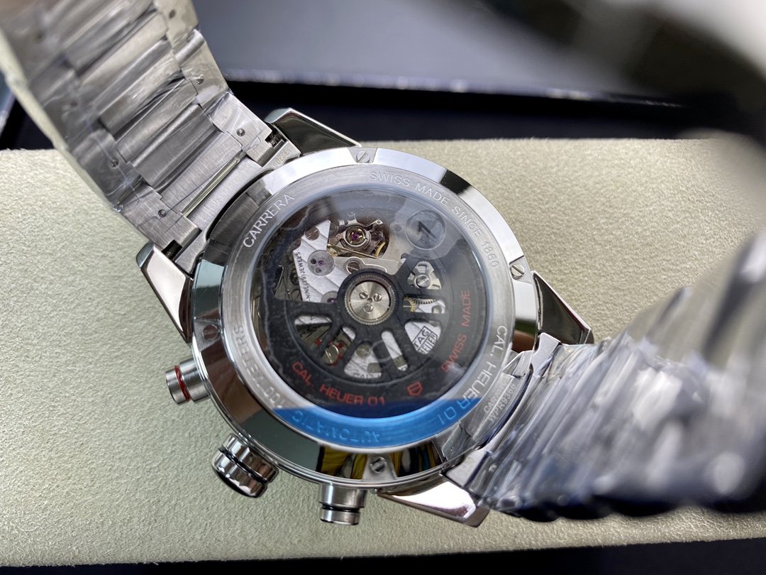泰格豪雅XF廠手錶卡萊拉01計時碼表43MM仿表,N廠手錶