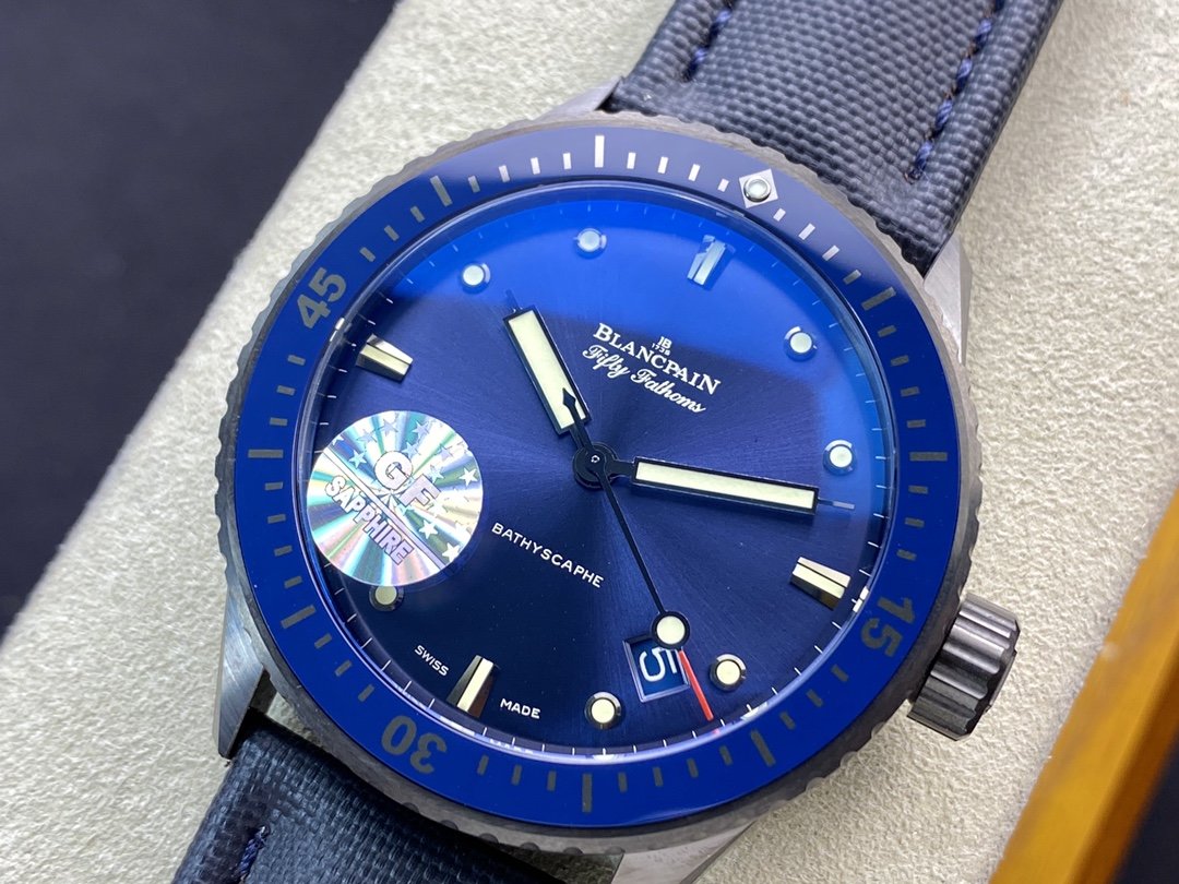 GF廠手錶高仿寶珀藍面五十尋仿表,N廠手錶
