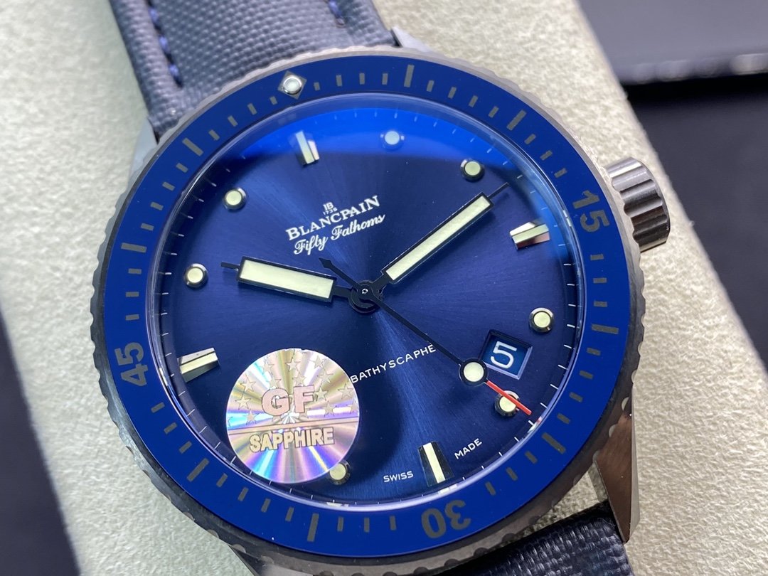 GF廠手錶高仿寶珀藍面五十尋仿表,N廠手錶