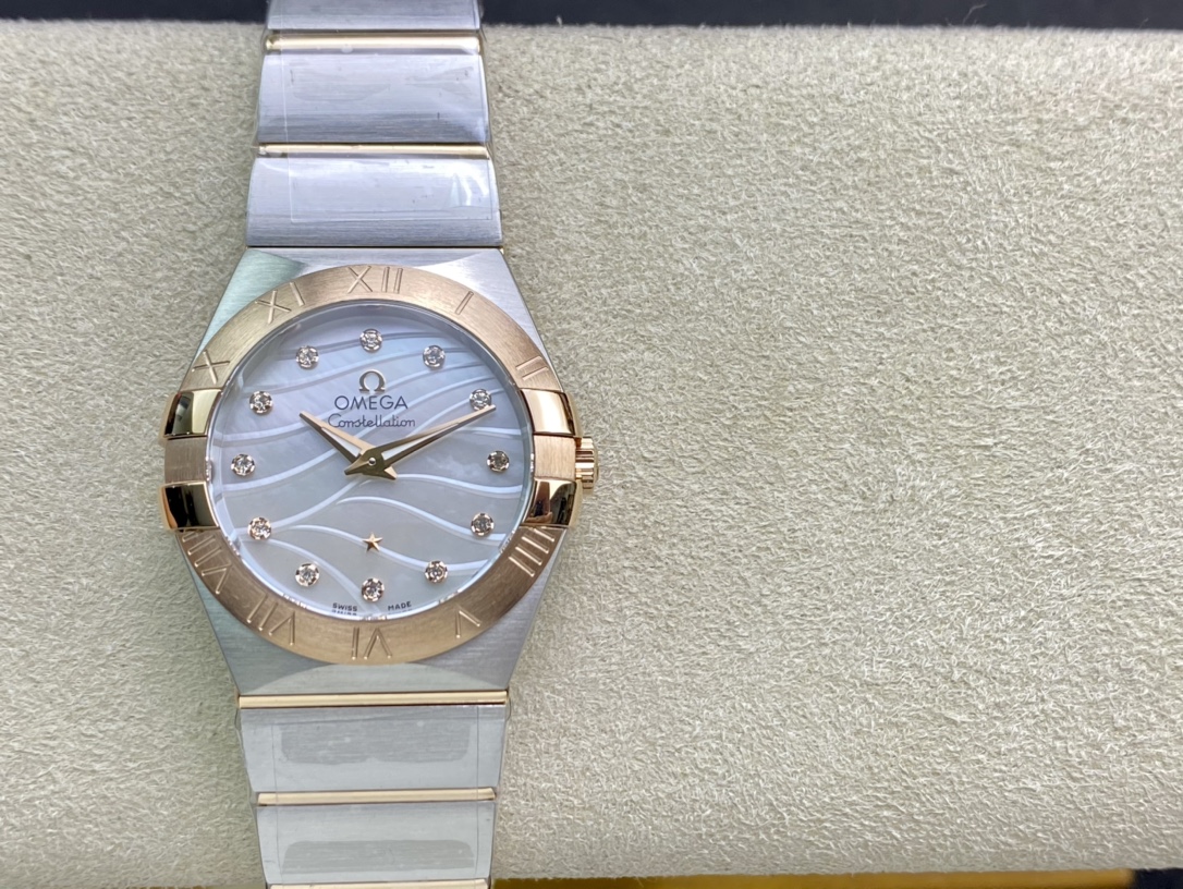 SSS廠3S出品仿表歐米茄星座系列女表27MM,N廠手錶