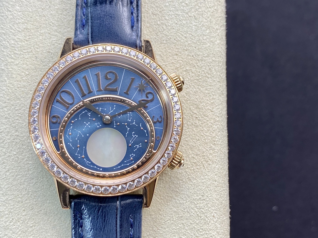 CC新秀力作仿表積家Rendez-Vous Moon Serenity約會系列月相腕表,N廠手錶