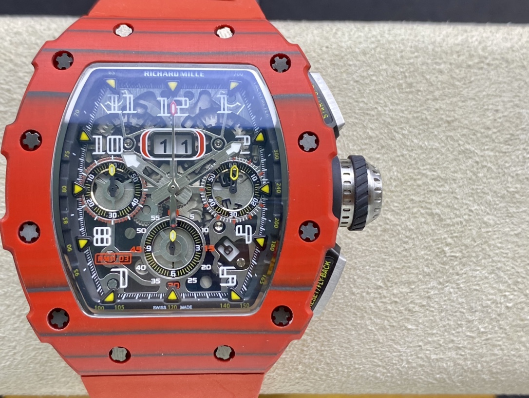 理查德米爾RM11-03系列 RM011紅魔計時款,N廠手錶