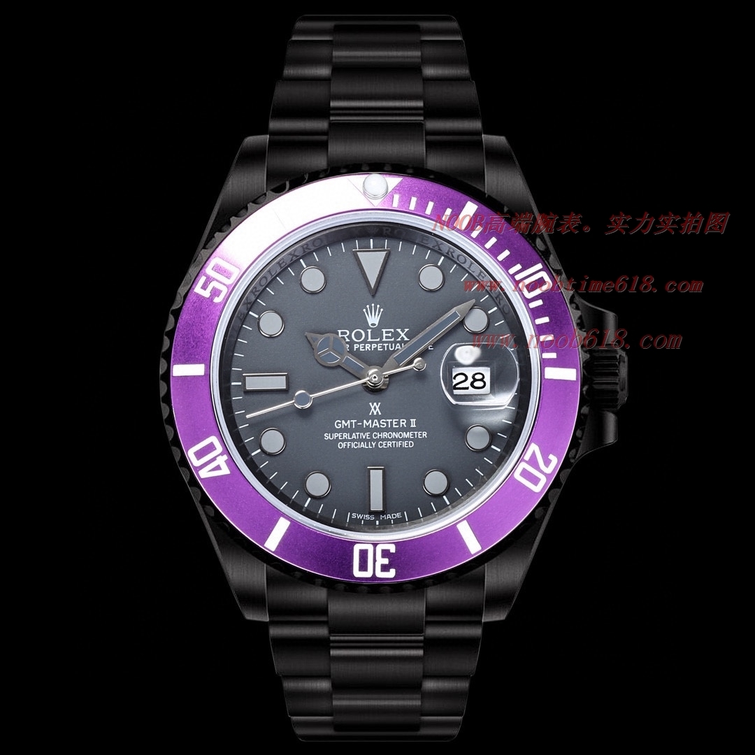勞力士改裝錶 BLAKEN勞力士 Rolex 碳黑鋼皇水鬼系列,N廠手錶