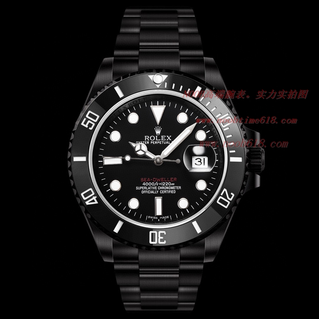 勞力士改裝錶BLAKEN勞力士 Rolex 碳黑鋼皇水鬼系列,N廠手錶