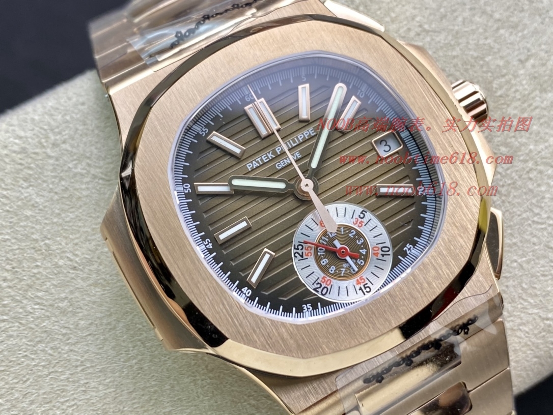 3K工廠百達翡麗鸚鵡螺5980/1A-014多功能計時腕表V2版真小秒,N廠手錶