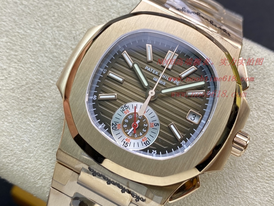 3K工廠百達翡麗鸚鵡螺5980/1A-014多功能計時腕表V2版真小秒,N廠手錶