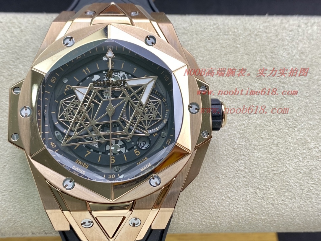 手錶貨源Hublot恒寶宇舶計時機械款劍鋒全新Big Bang Sang Bleu II 刺青腕表,N廠手錶