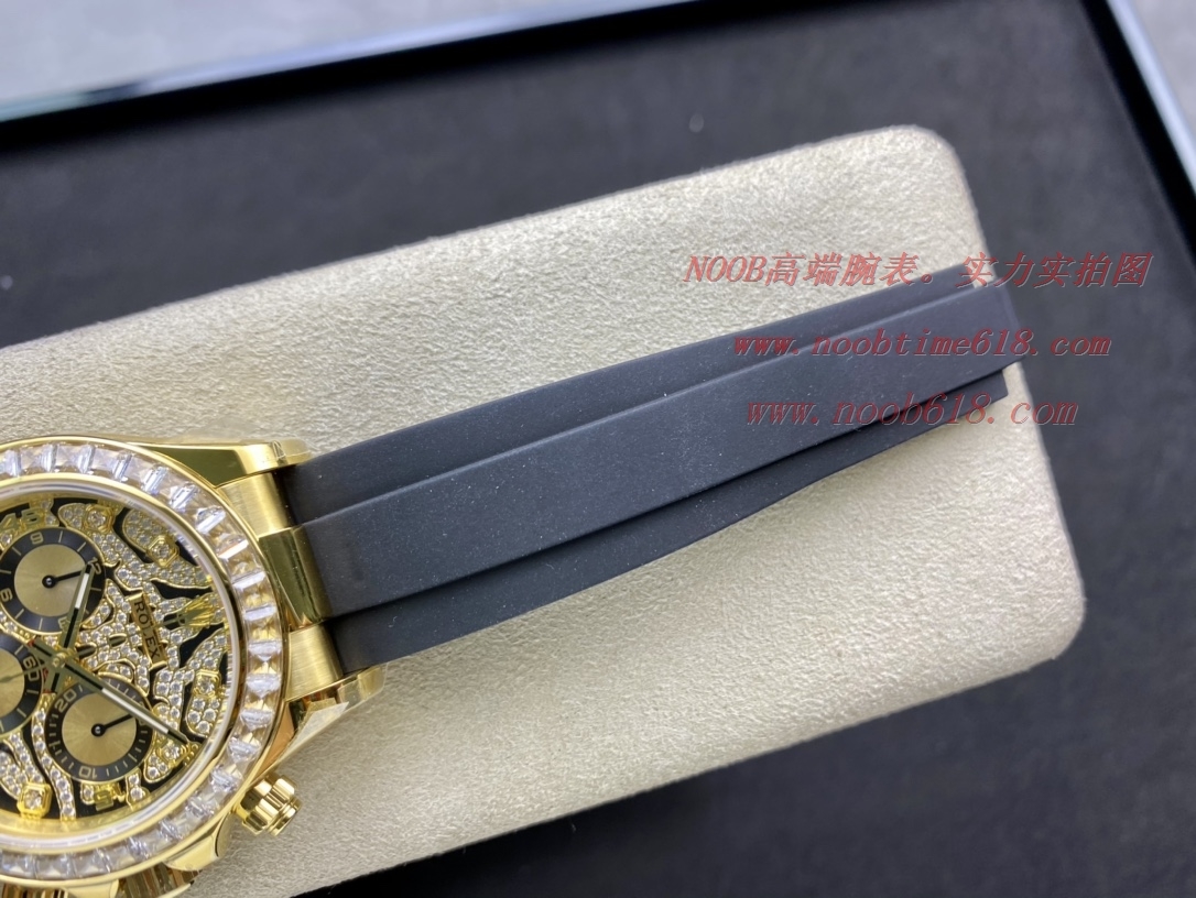 手錶代理JH廠手錶勞力士滿鑽老虎紋又名虎紋迪迪通拿116588型號,N廠手錶