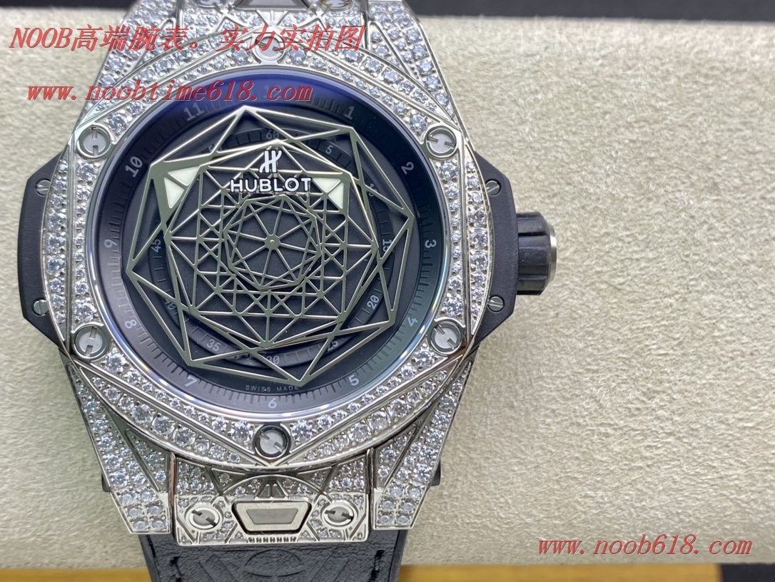 仿錶,精仿錶,複刻手錶WWF廠手錶恒寶/宇舶Big Bang系列刺青滿鑽腕表,N廠手錶