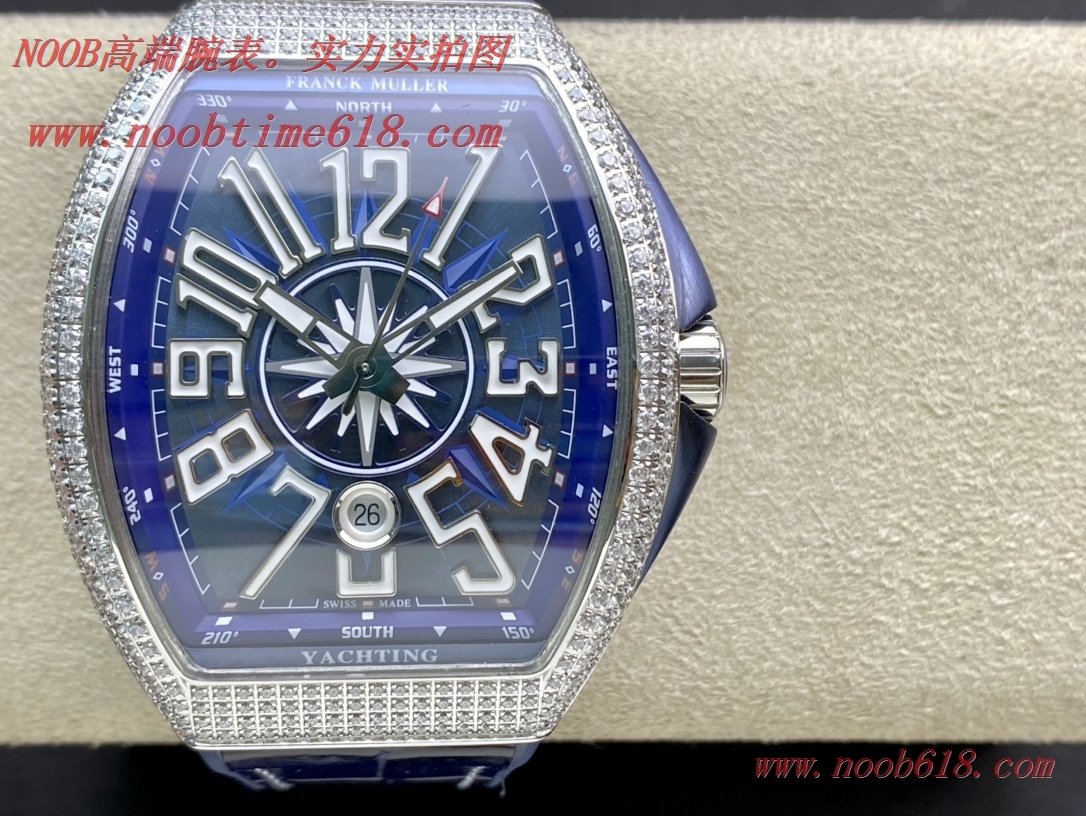 仿錶,精仿錶,複刻錶鑽扣款ABF最高品質Franck Muller 法蘭克穆勒 FM Vanguard Yachting V45遊艇系列44×54 mm,臺灣手錶