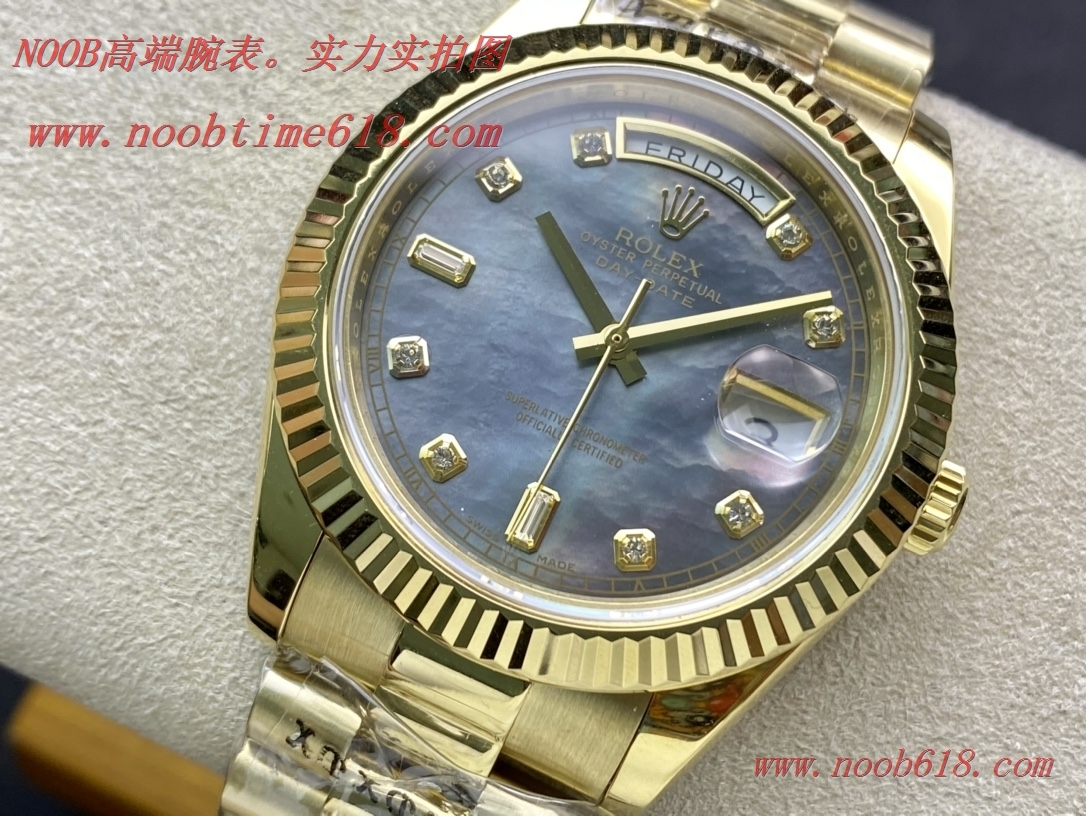 仿錶,精仿錶,複刻錶稀缺款 BP勞力士貝母盤全金星期日誌系列2836機芯40mm