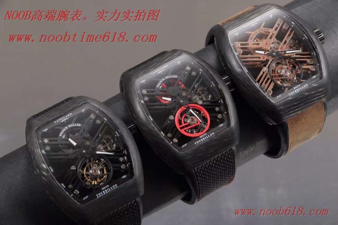 香港仿錶,複刻手錶,法蘭克穆勒 Frank Muller Vanguard V45碳纖維陀飛輪,WACTCH AGENT