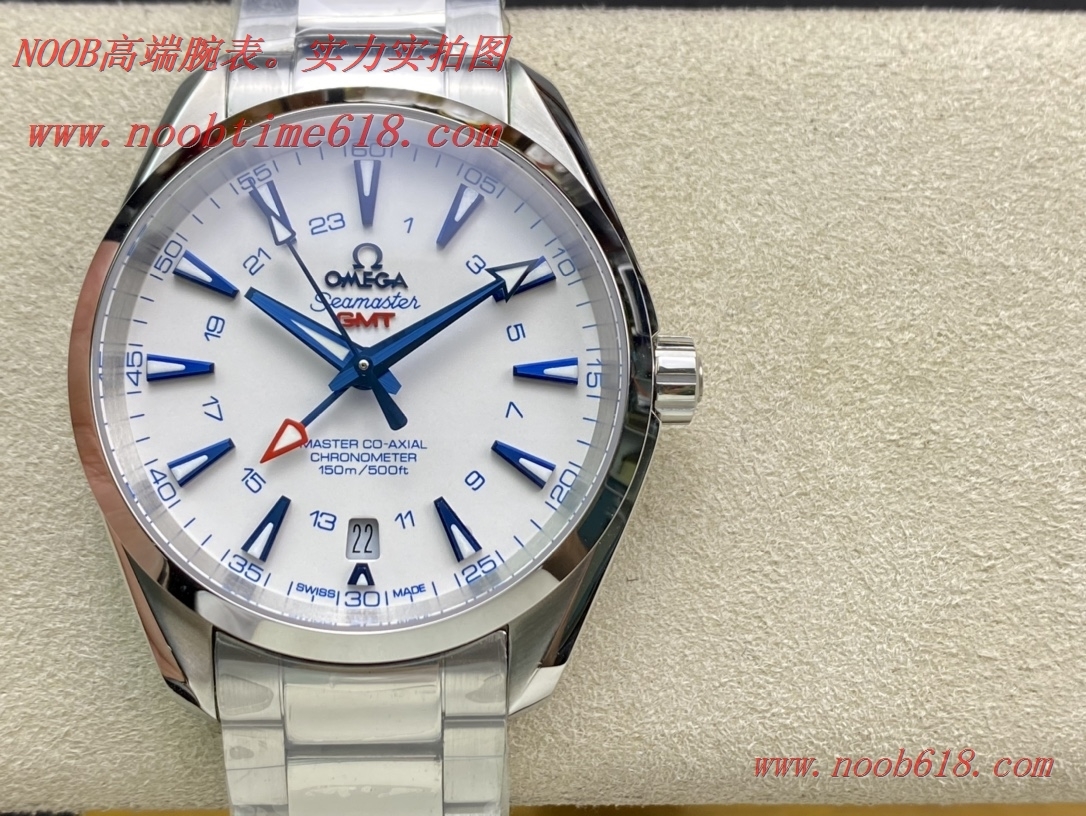 仿錶,精仿錶,稀缺款JH廠手錶歐米茄海馬150 米GMT 雙時區腕表