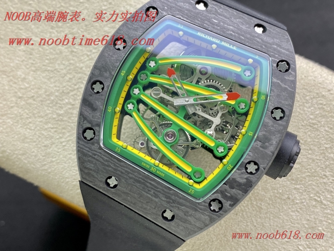 仿錶,理查德米勒Richard Mille RM59-01陀飛輪綠蜥蜴複刻手錶