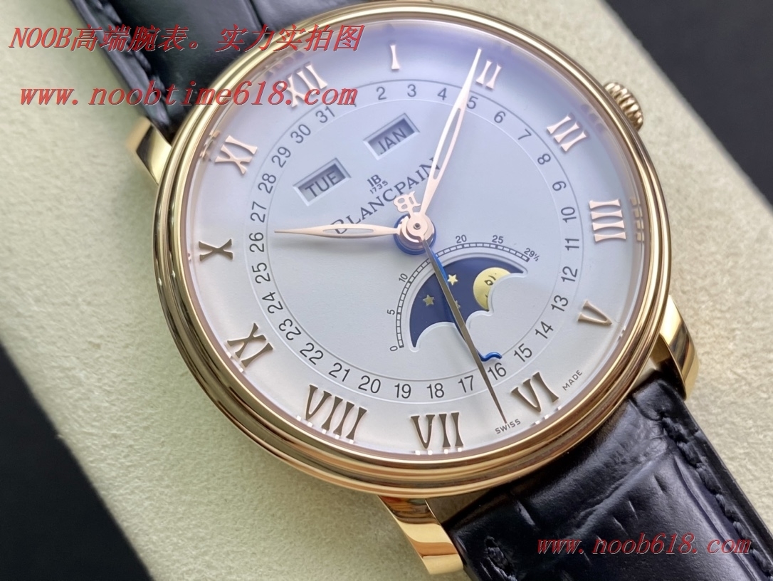 N廠,TW廠手錶寶珀villeret經典系列 6654月相顯示複刻手錶