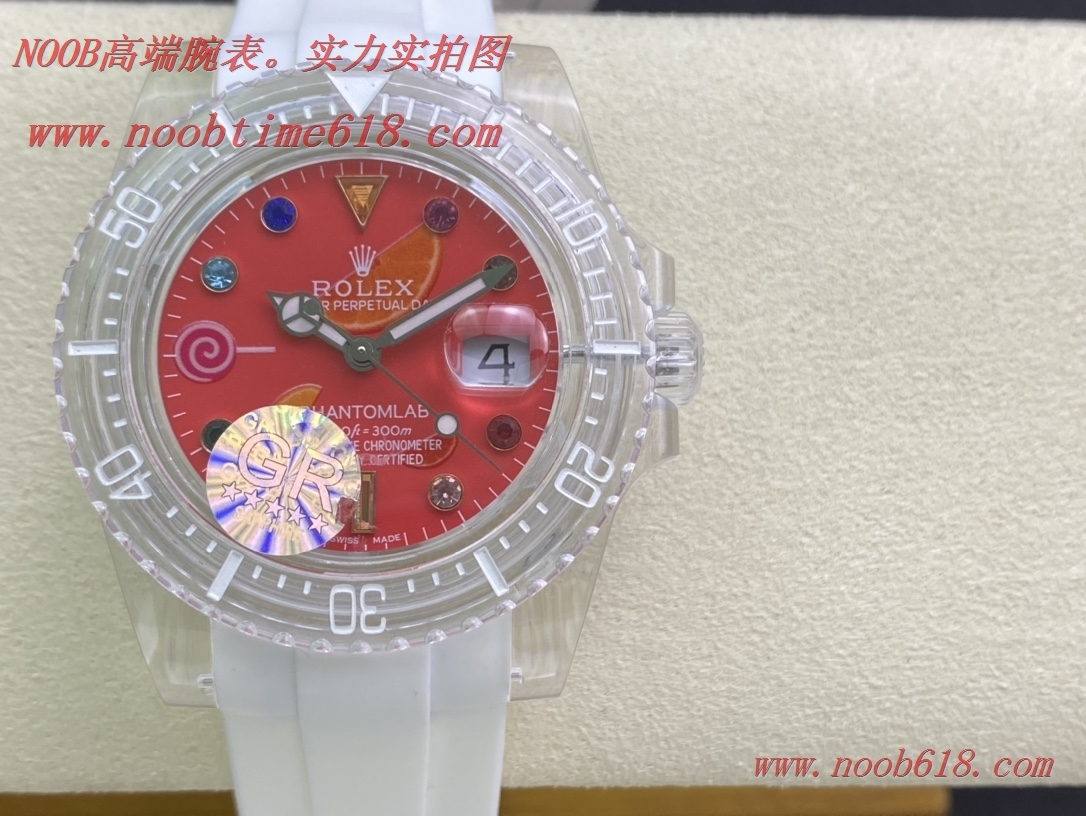 WACTCH AGENT ROLEX GR-Factory 透明手錶PHANTOMLAB&ROLEX聯名力作水晶系列腕表