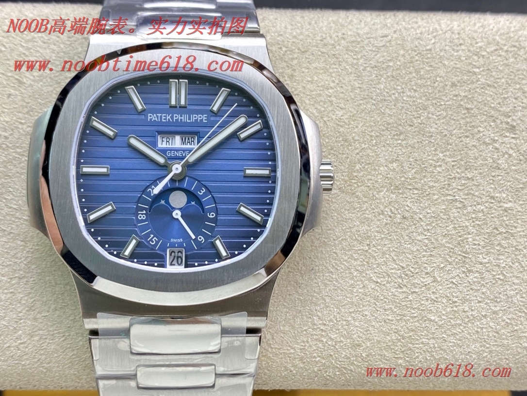 香港仿錶,百達翡麗運動優雅Nautilus系列（鸚鵡螺）年曆腕表5726款最佳副本複刻腕表