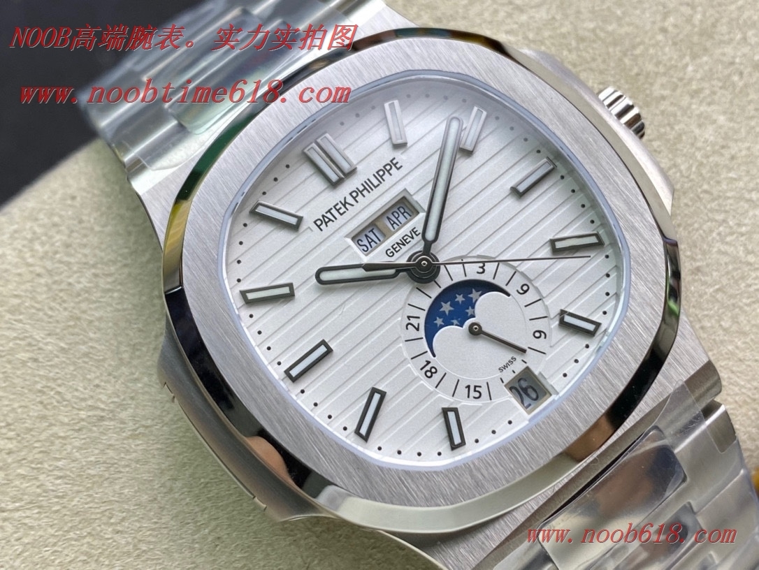 仿錶,百達翡麗運動優雅Nautilus系列（鸚鵡螺）年曆腕表5726款最佳副本複刻腕表