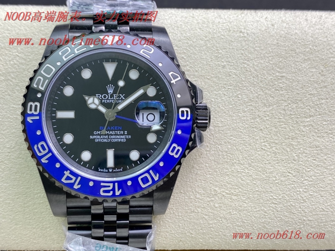 GS廠手錶勞力士黑化格林尼治GMT 126710blnr個性定制複刻手錶