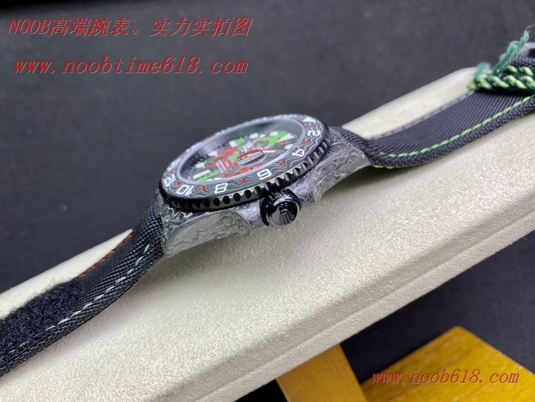 一比一手錶,JH匠心鑄造碳纖維勞力士格林尼治DIW定制版複刻錶