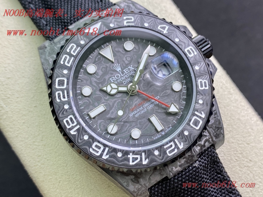 一比一手錶,JH匠心鑄造碳纖維勞力士格林尼治DIW定制版複刻錶