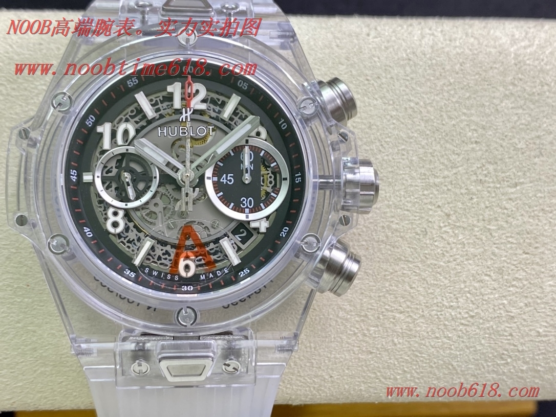 透明手錶,HB廠手錶恒寶 BIG BANG系列411.JX.4802.RT“全透明腕表”V2版本精仿錶