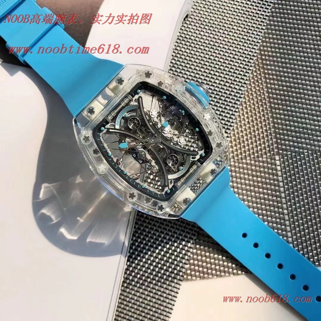 香港仿錶,RM Factory 理查德米勒RM053-02透明馬球陀飛輪精仿錶