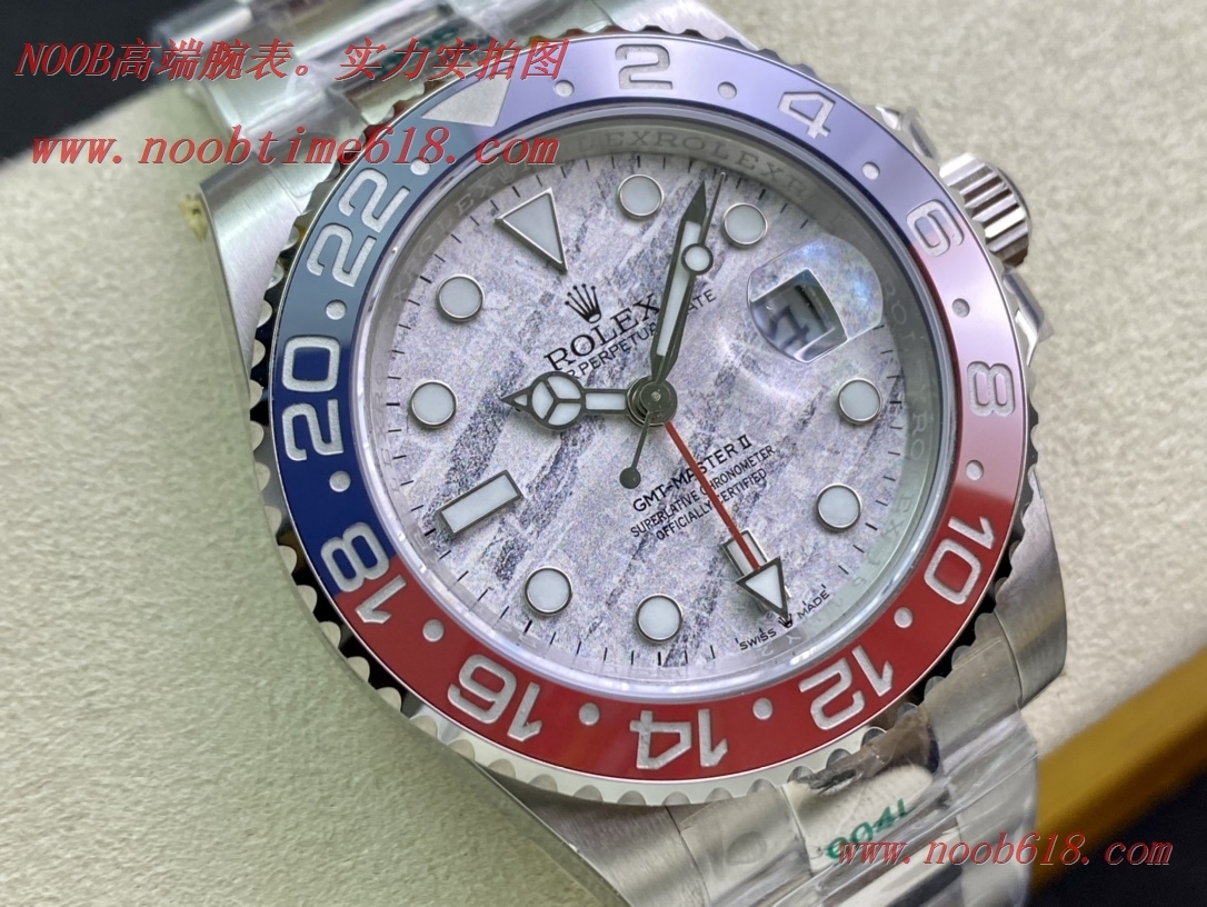 隕石仿錶,臺灣仿錶,GS factory ROLEX勞力士隕石盤 格林尼治型II GMT系列腕表