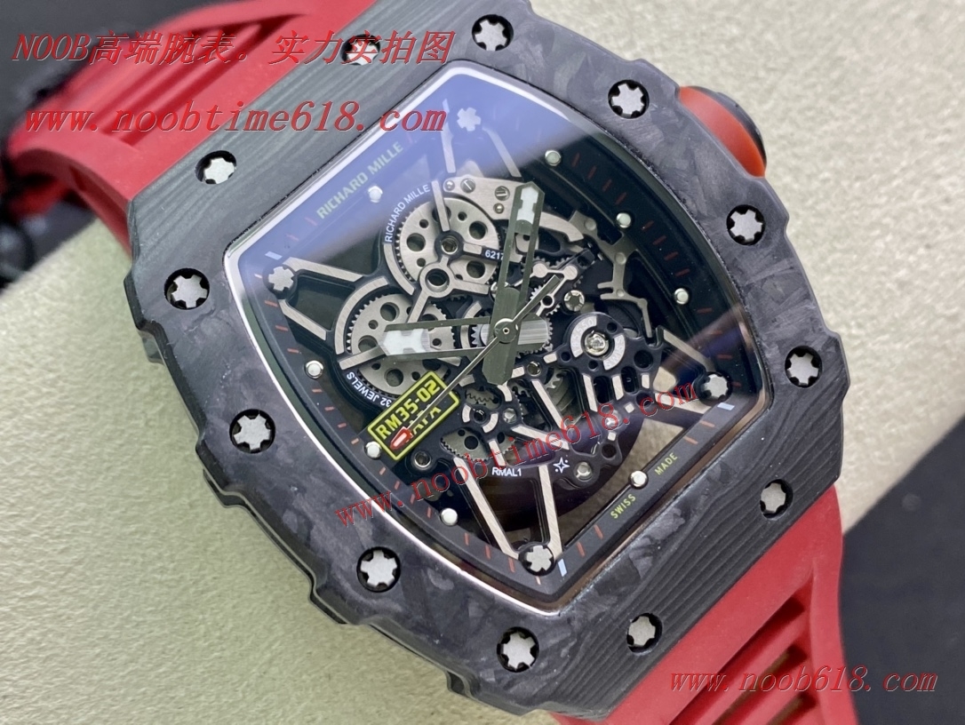KV factory rm35理查德米勒RM35最強進口原紋碳纖維＂V3＂升級版仿錶