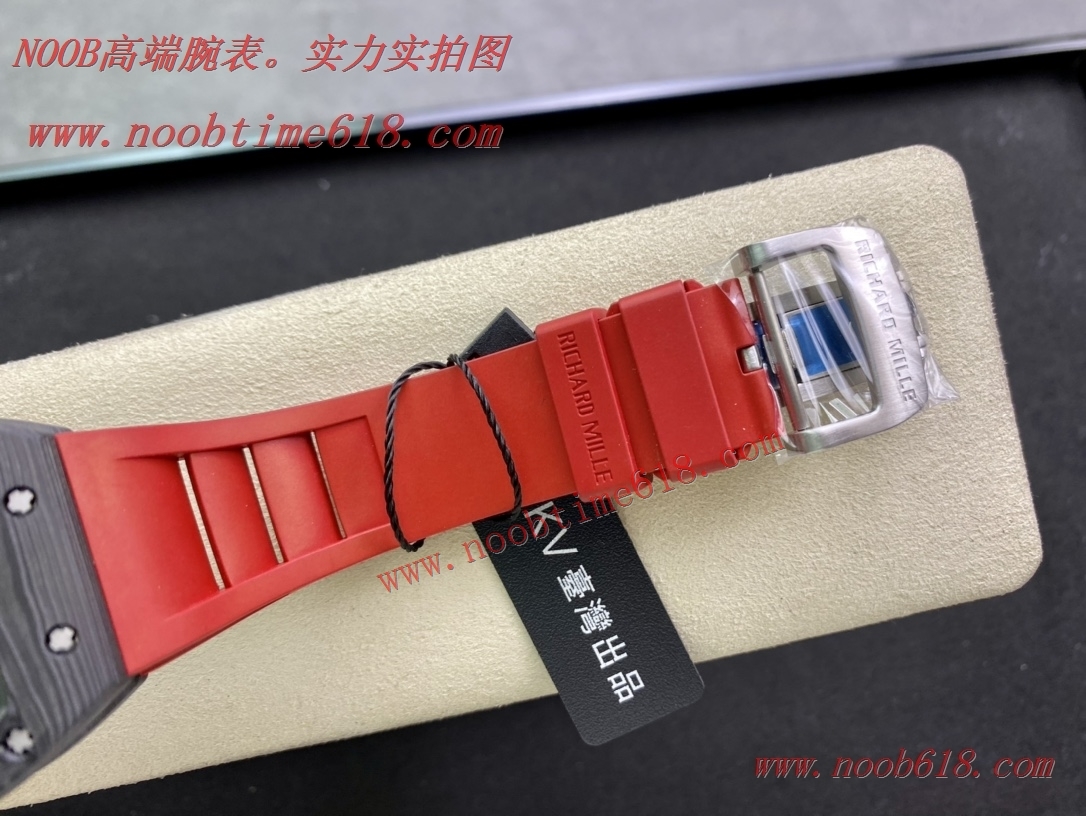 KV factory理查德米勒RM055最強進口原紋碳纖維“V2”升級版複刻手錶