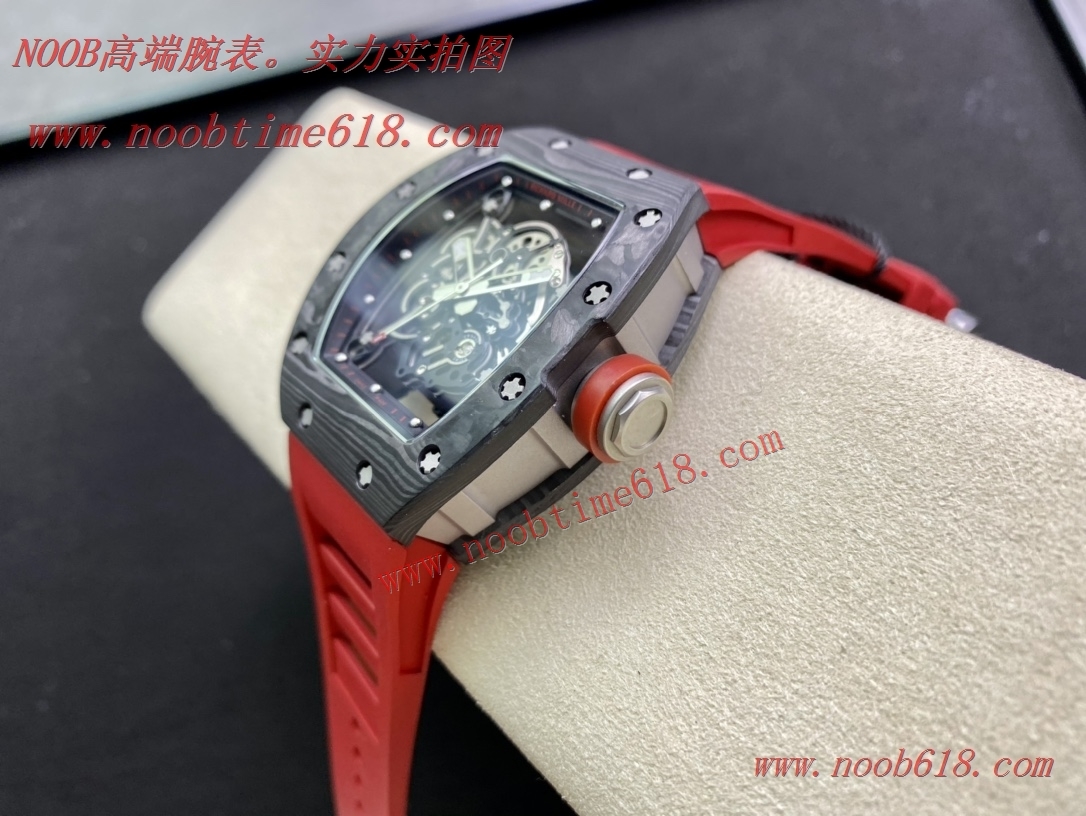 KV factory理查德米勒RM055最強進口原紋碳纖維“V2”升級版複刻手錶