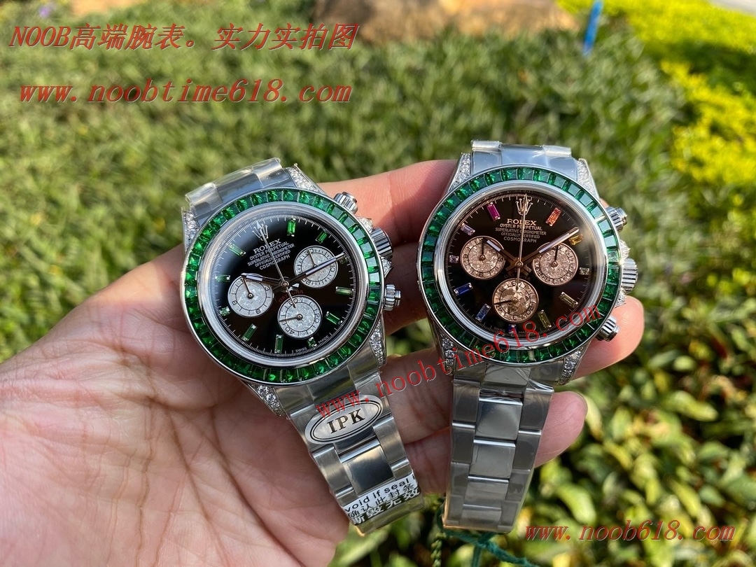 迪通拿仿錶,IPK factory 彩虹迪勞力士計時手錶仿錶