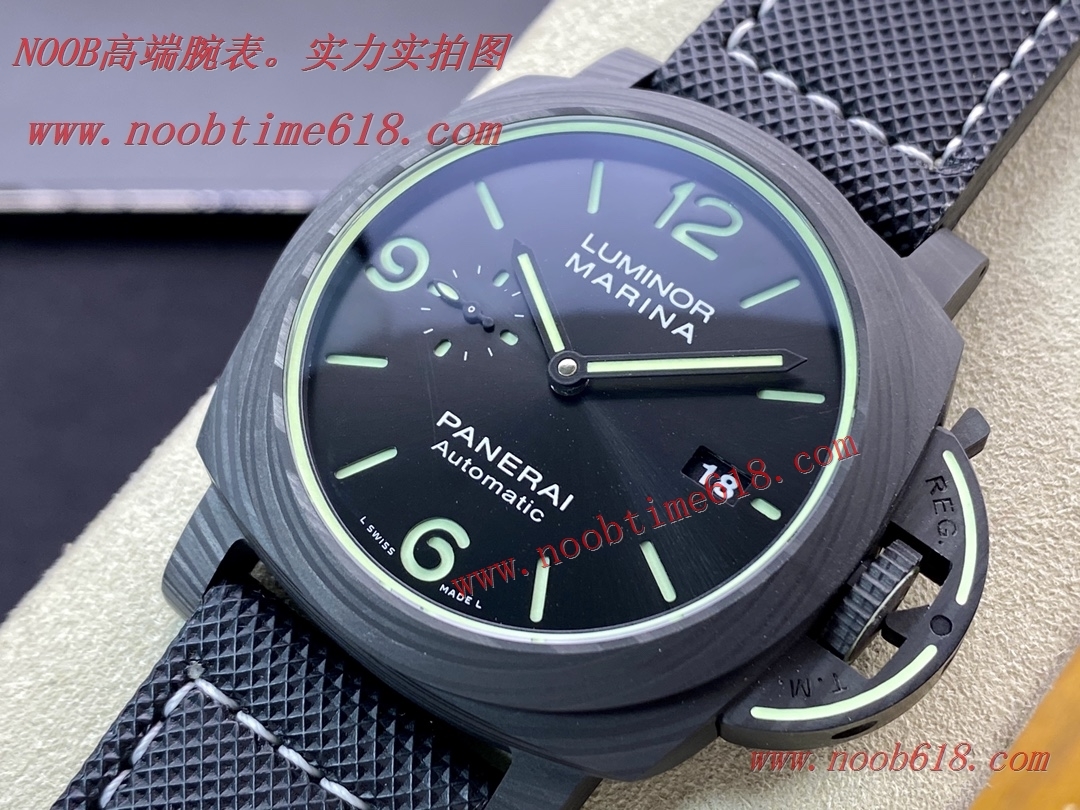 沛納海PAM1118,VS factory VS廠手錶沛納海PAM1118 尺寸44 MM碳纖維香港仿錶
