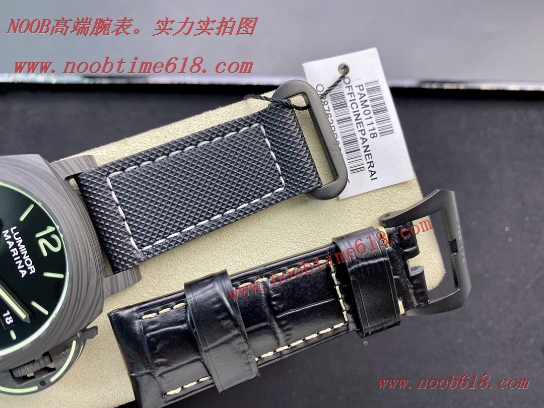 沛納海PAM1118,VS factory VS廠手錶沛納海PAM1118 尺寸44 MM碳纖維香港仿錶