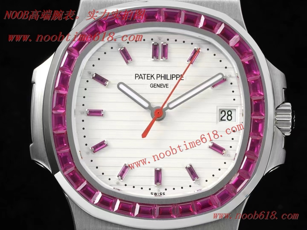 珠光寶氣,百達翡麗鸚鵡螺5711鑲鑽限量版系列仿錶,手錶貨源代理,仿錶