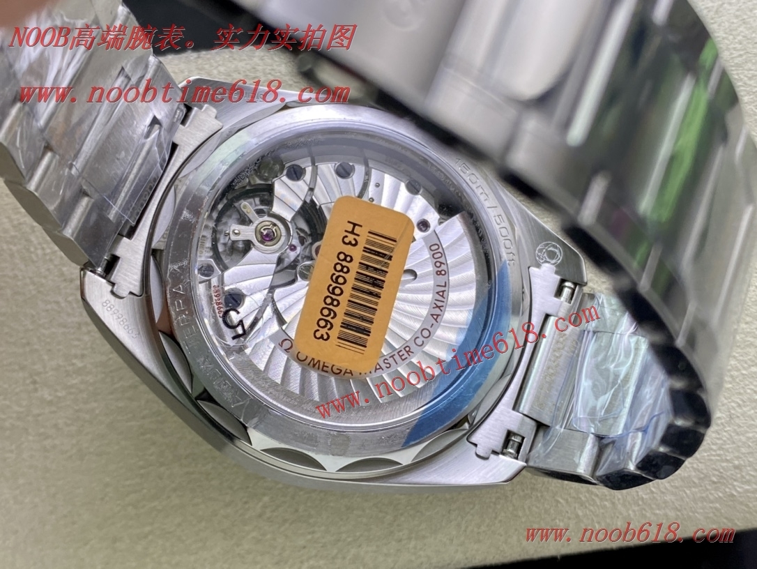 VS廠手錶歐米茄海馬150M“柚木”橫紋盤至臻天文臺腕表深藍瑞士仿錶