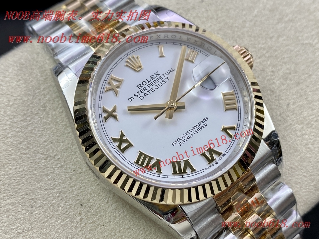 包金手錶,GM廠36mm五珠鋼帶日誌V2版3235一體機V3包金系列仿錶
